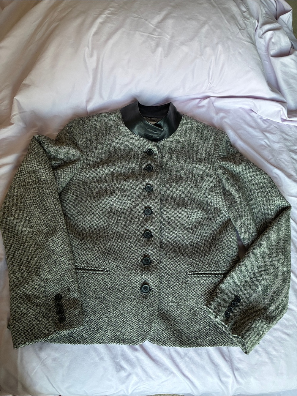 Charter Club Tweed Blazer , silk wool blend size 12